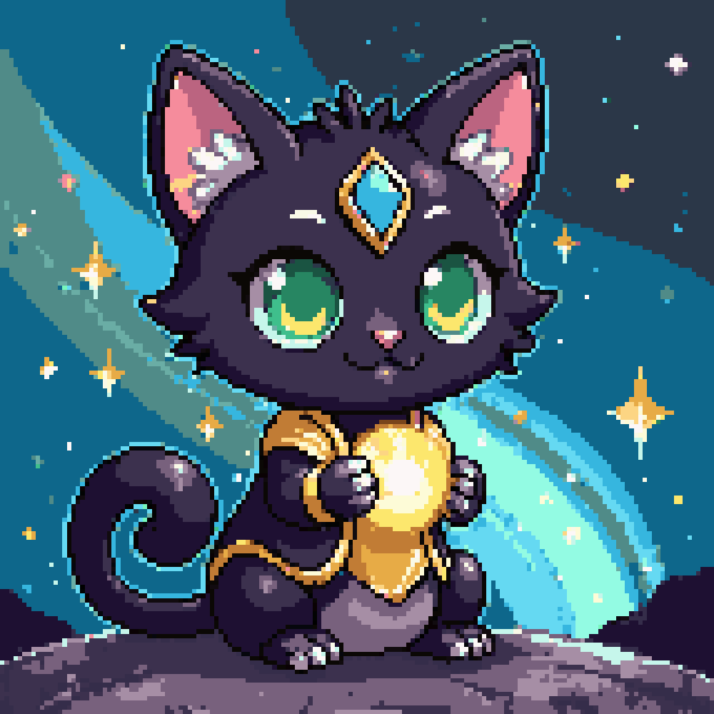 Moon Cat, Emerald Seer